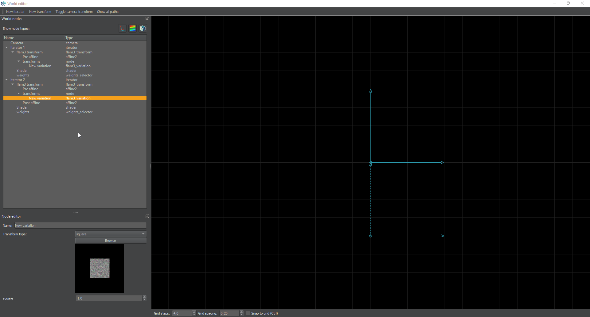 Opening Blurs Editor