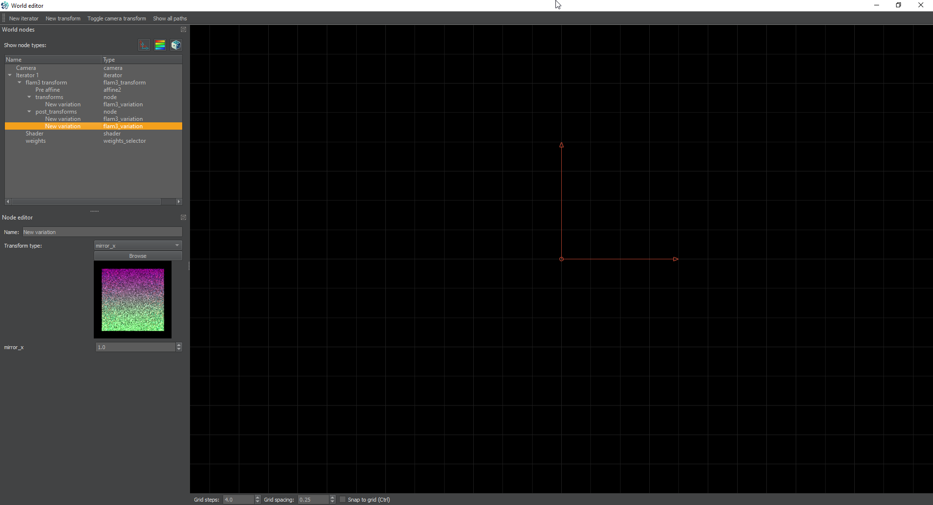 Mirrored Square Editor